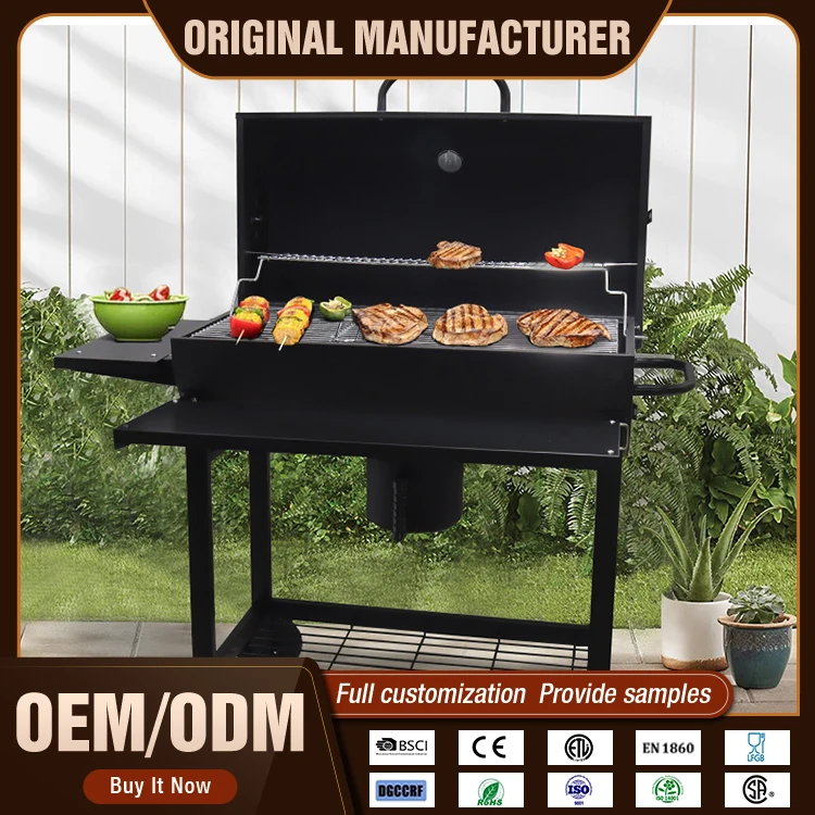Wholesale Cooking Camping Barbecue Manufacturer Commercial Luxury Outdoor Smoker Charcoal Bbq Grills