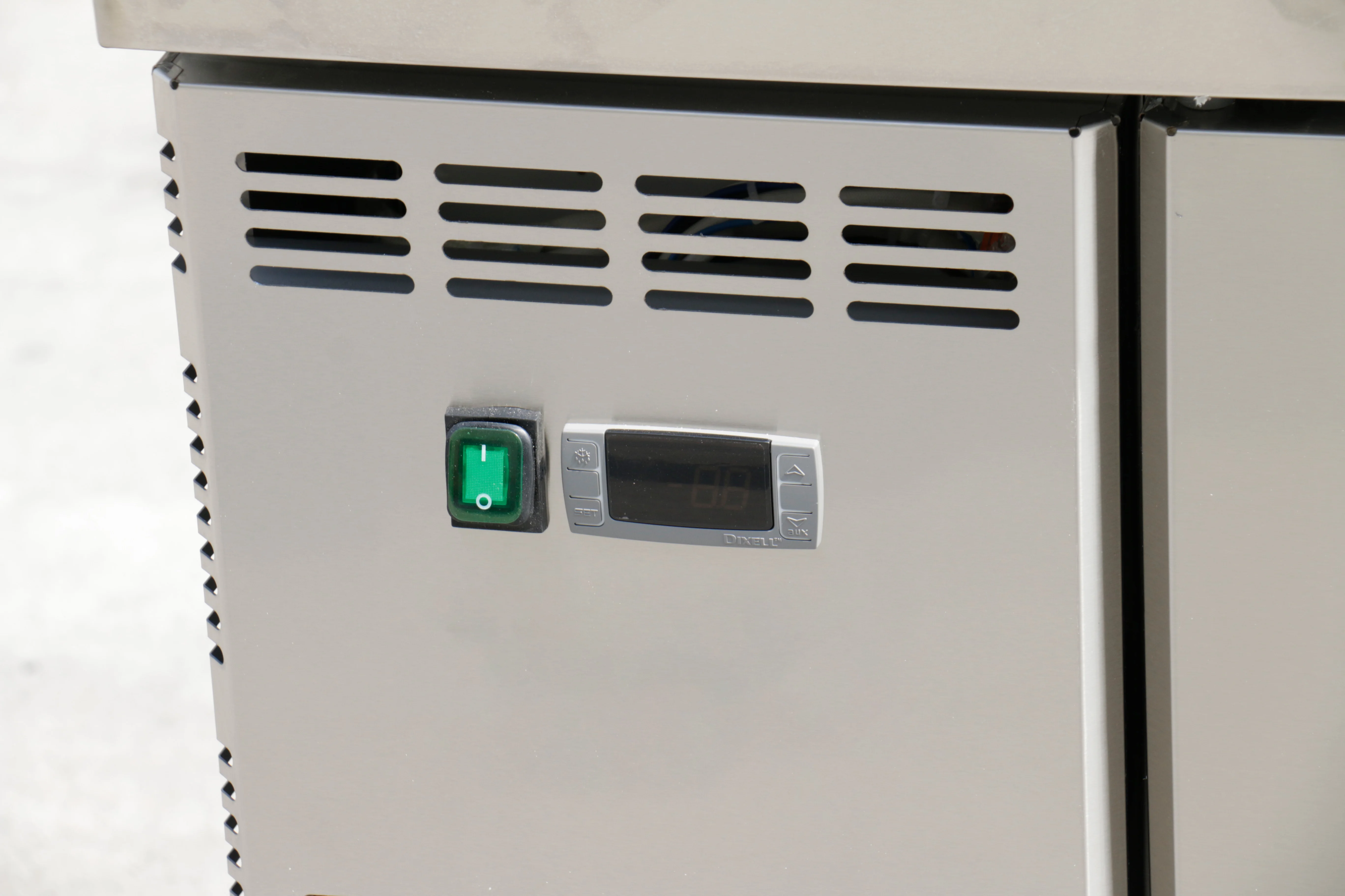 Commercial Refrigerator Under Counter Freezer Stainless Steel Food Counter Fridge Workbench Chiller Refrigerator