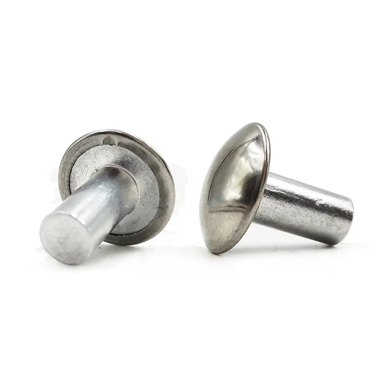 Metal aluminum and iron round head rivets shank JIS B 1213 solid rivet