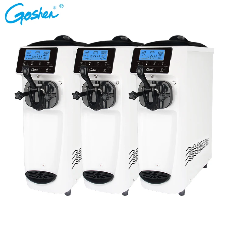 Goshen seven inch screen and optional buttons ice cream machine for home or commercial