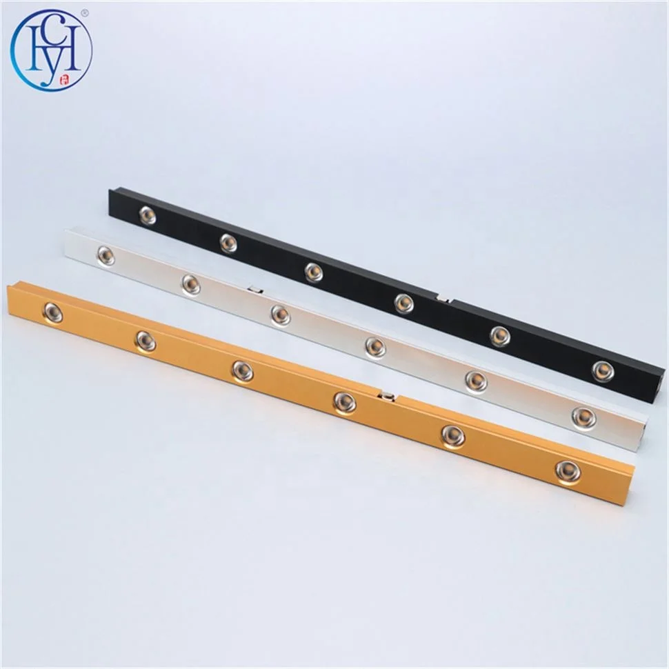 Dc24V 48V Modular Design Recessed Mounted Led Magnetic Lighting System Led Magnetic Rail Track Light