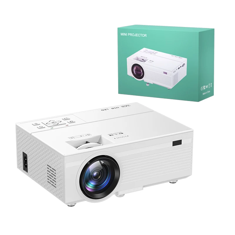 Mini Led Projector Full Hd Portable 720p 3d Hd Led Projector Multimedia Usb Vga Tv 3d 4k Video Projector