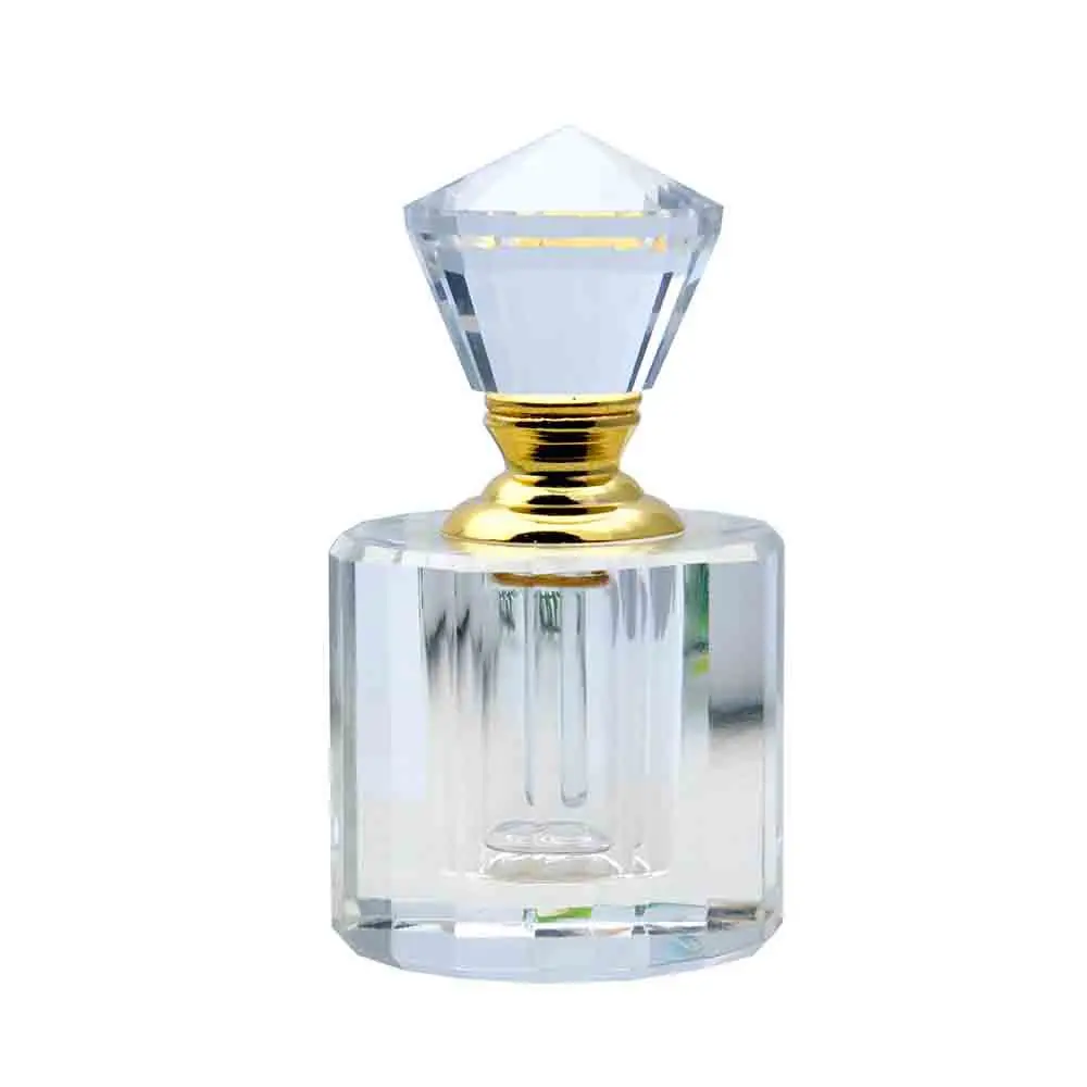 3ml portable irregular elegant essential oil  crystal glass bottle