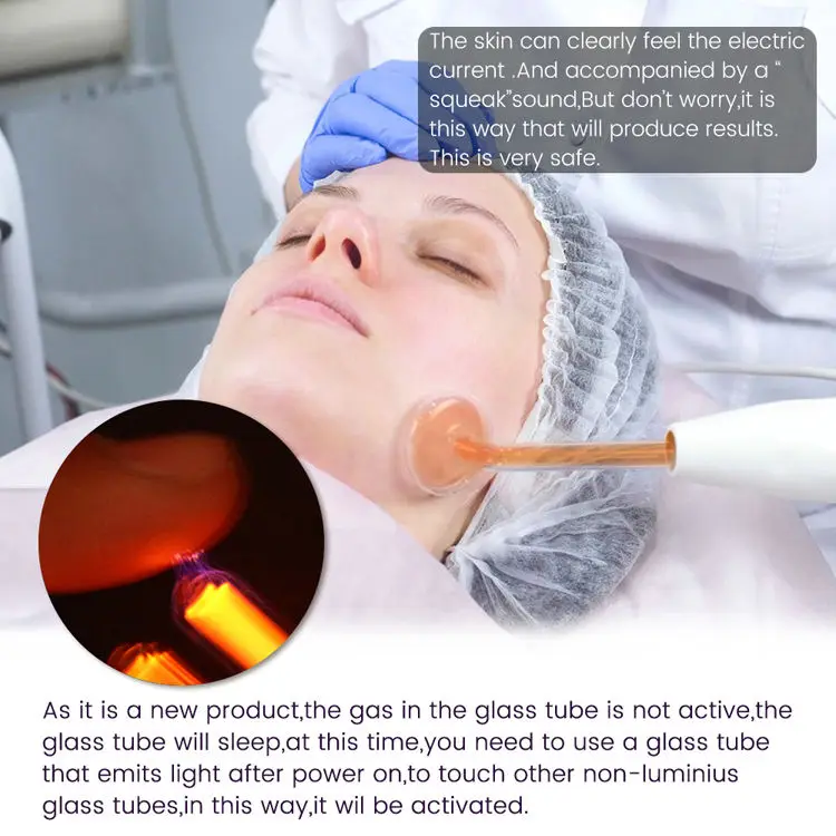 High frequency skin therapy wand face lifting for home use skin therapy machine