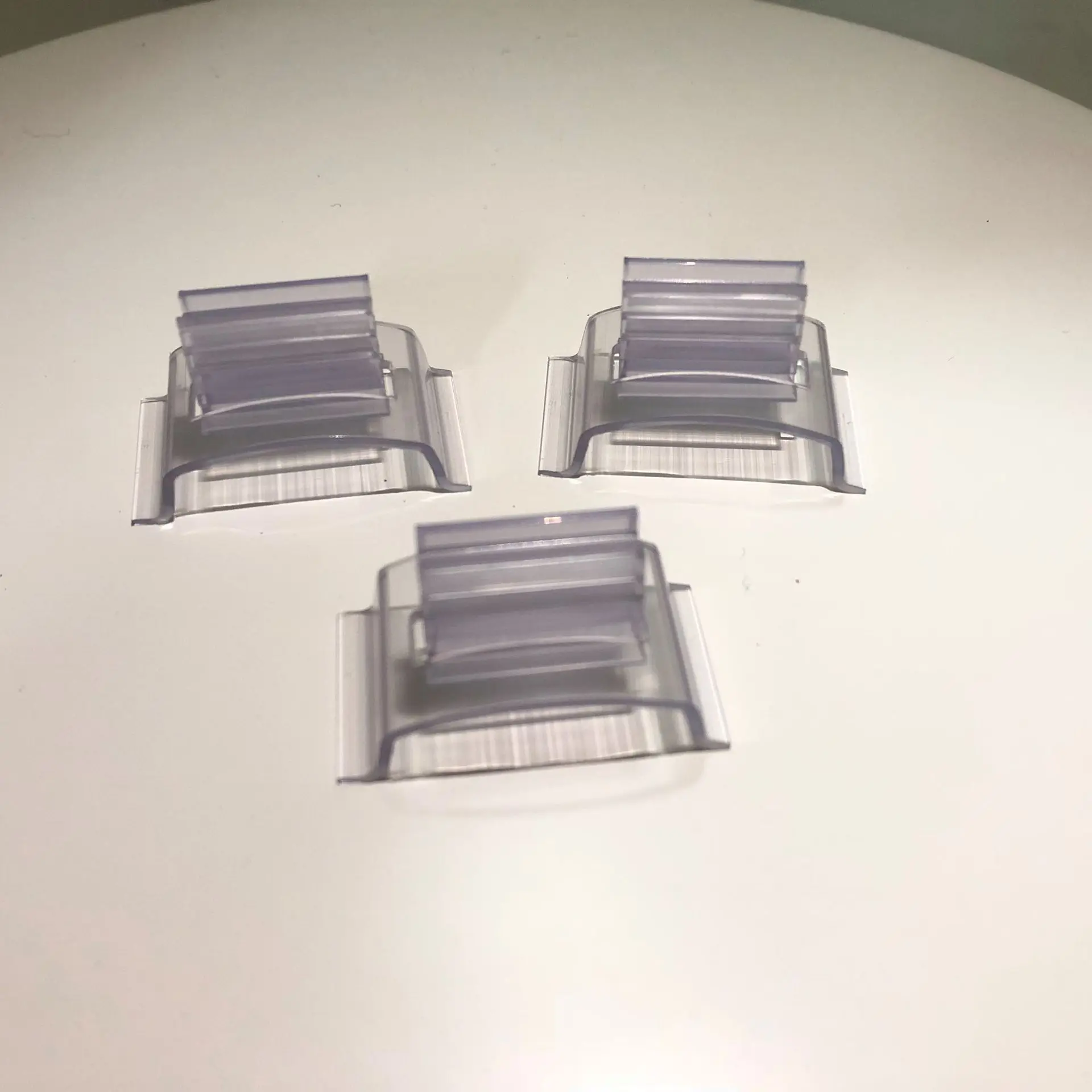 36*20mm Clear Plastic Merchandise Sign Display Holder for Wire Shelf Retail Price Label