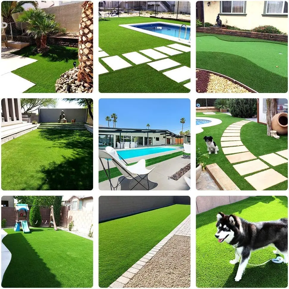 Grass For Common Use Artificial Field Turf Family Applying Super Soft Environmentally Friendly Fake Grass
