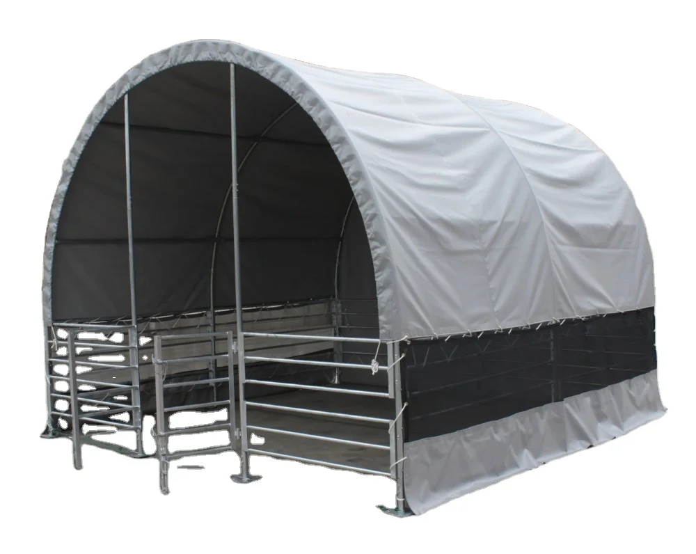 GS Goat Pvc Fabric Livestock High Quality Metal Frame Horse Shelter