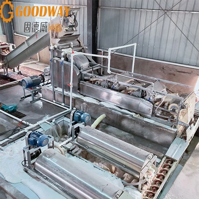 Cassava Processing Machinery Cassava Starch Production Line Tapioca Starch Production Plant