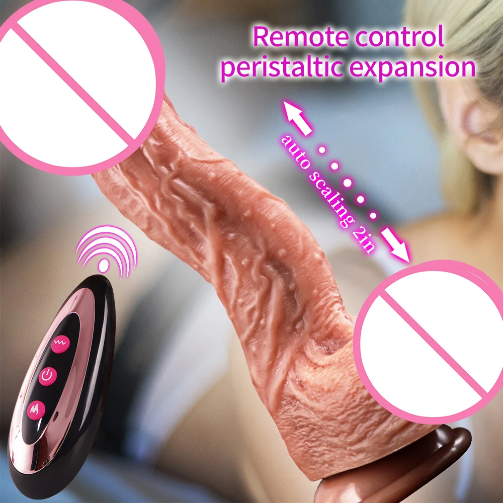 Love Dildo 12 Inch Anal Xxl Silicone Huge Realistic Remote Control Big Dildo Vibrator For Women Toy Strap On Thrusting Dildo