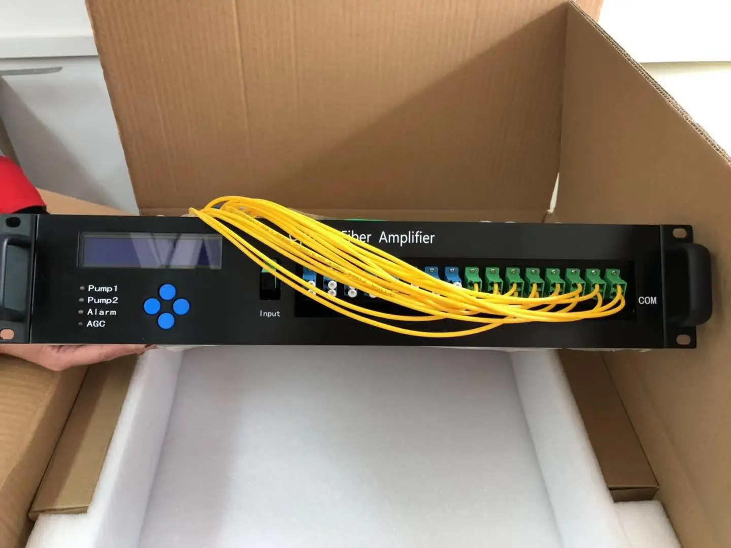 best price 16 port 22dbm fiber wdm 1550nm catv edfa amplifier