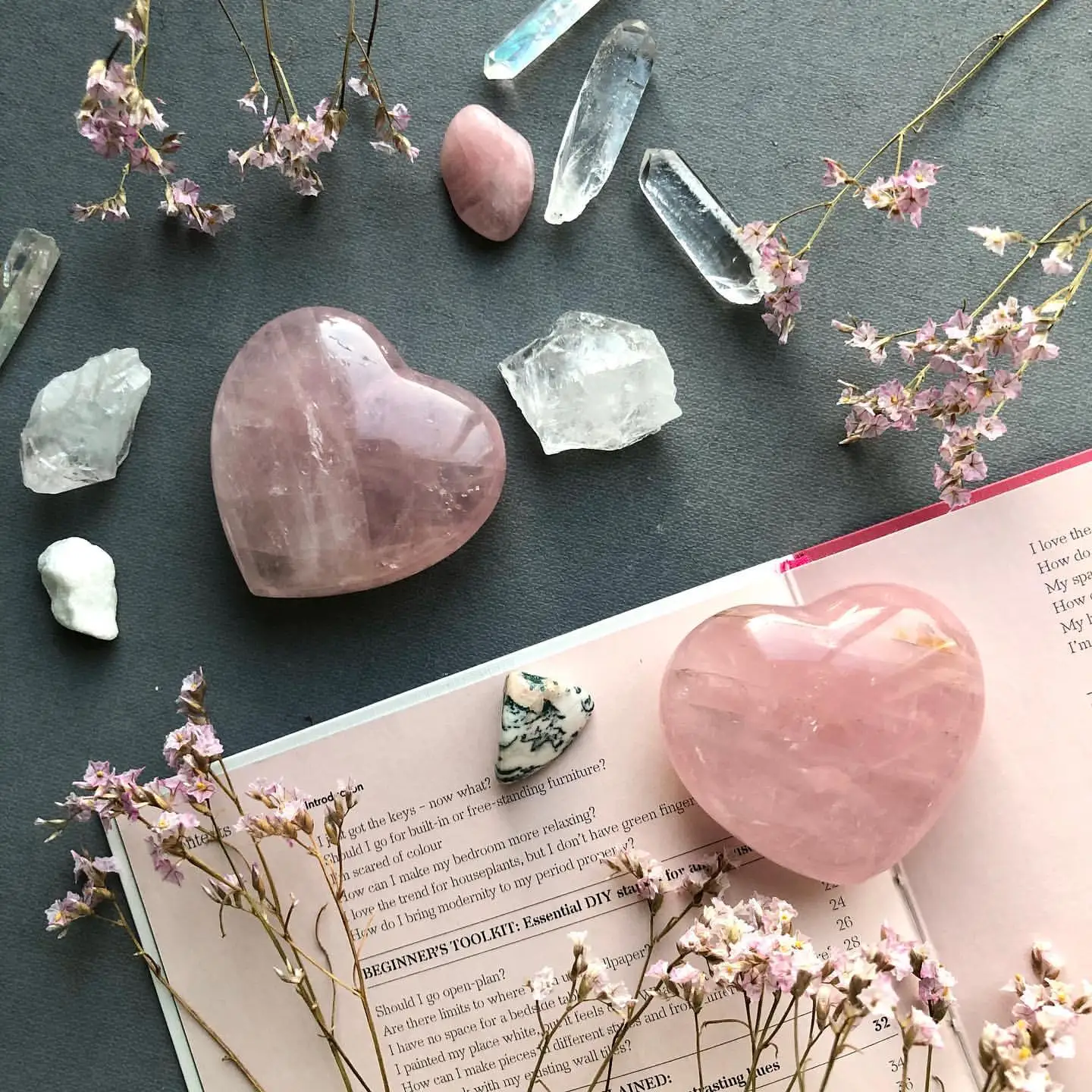 Natural Rose Quartz Heart Pink Crystal Stone Heart Shape Stone Crystal Natural Pink Heart Crystal Palm Stone