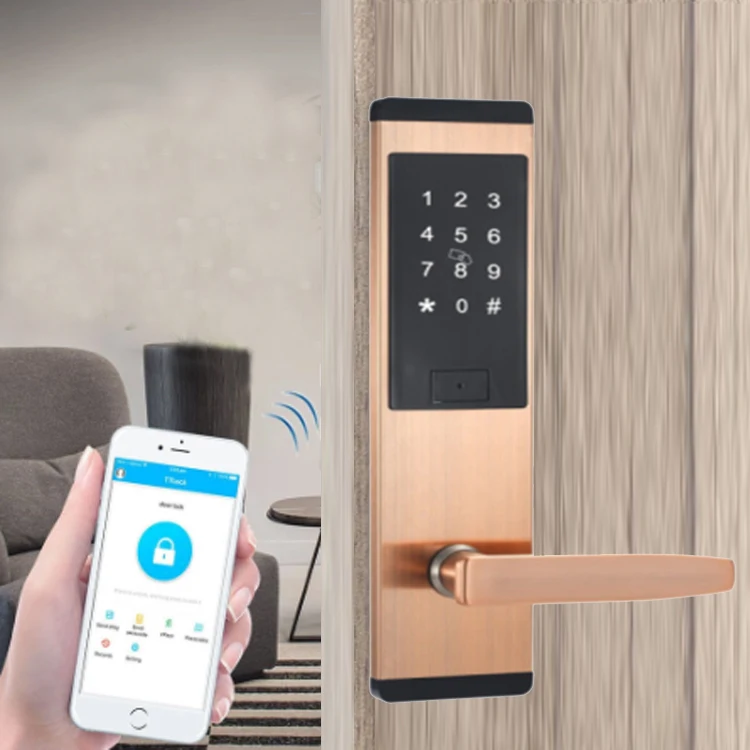 Air bnb Apartment 4 Unlocking Ways TT Lock Smart Door Lock Factory