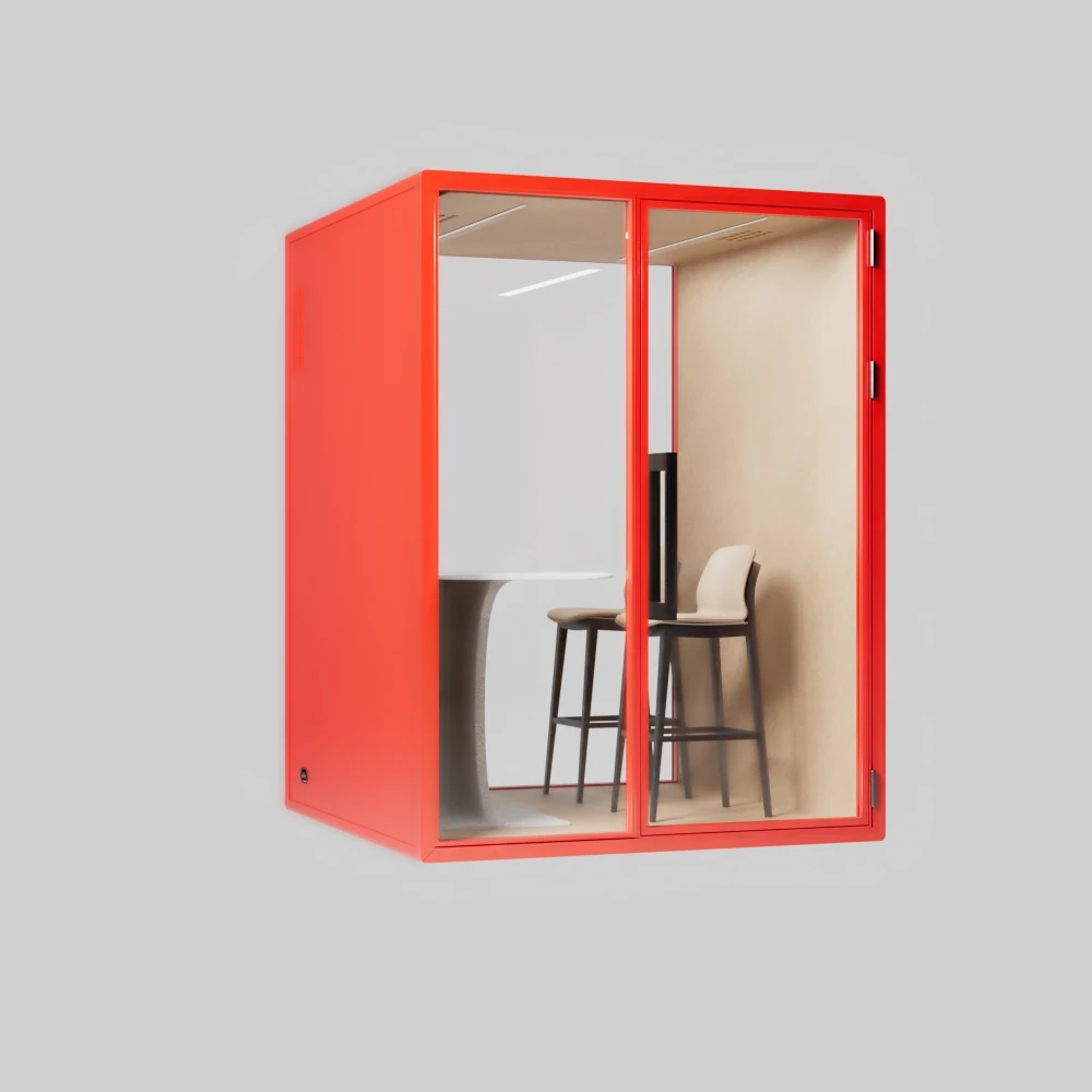 New Product Hot Sale High-Performance Modular Pod System Integrated Lighting Features Office Booth For Private Meetings
