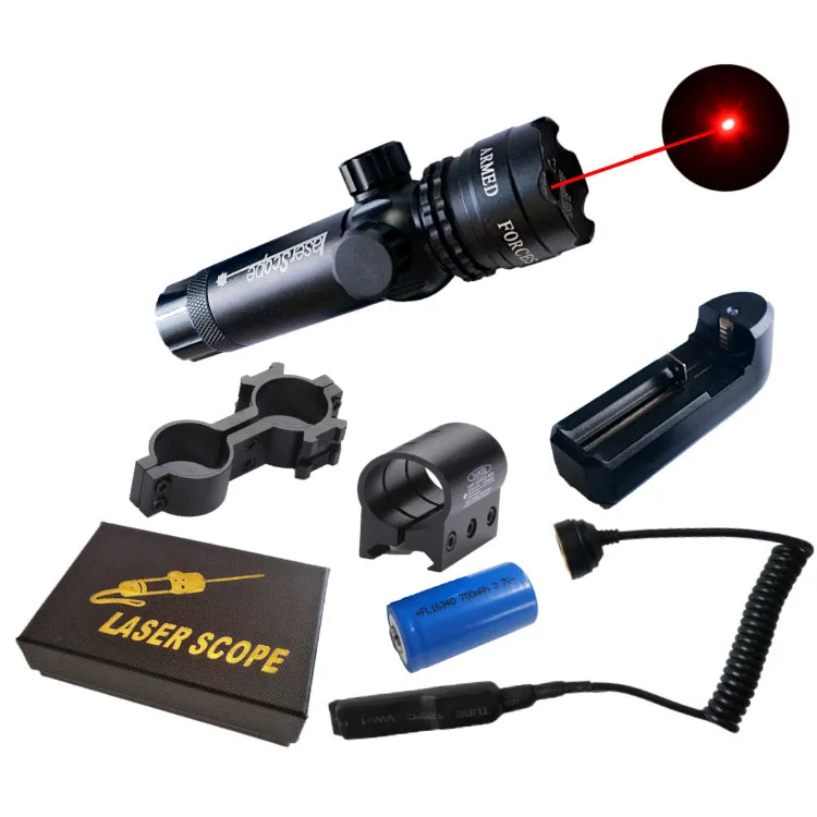 
Tactical Red Dot Laser Sight Scope For Air Gun Rifle Weaver Adjustable 11/20mm Picatinny Rails Mount Rail For Airsoft Hunting 