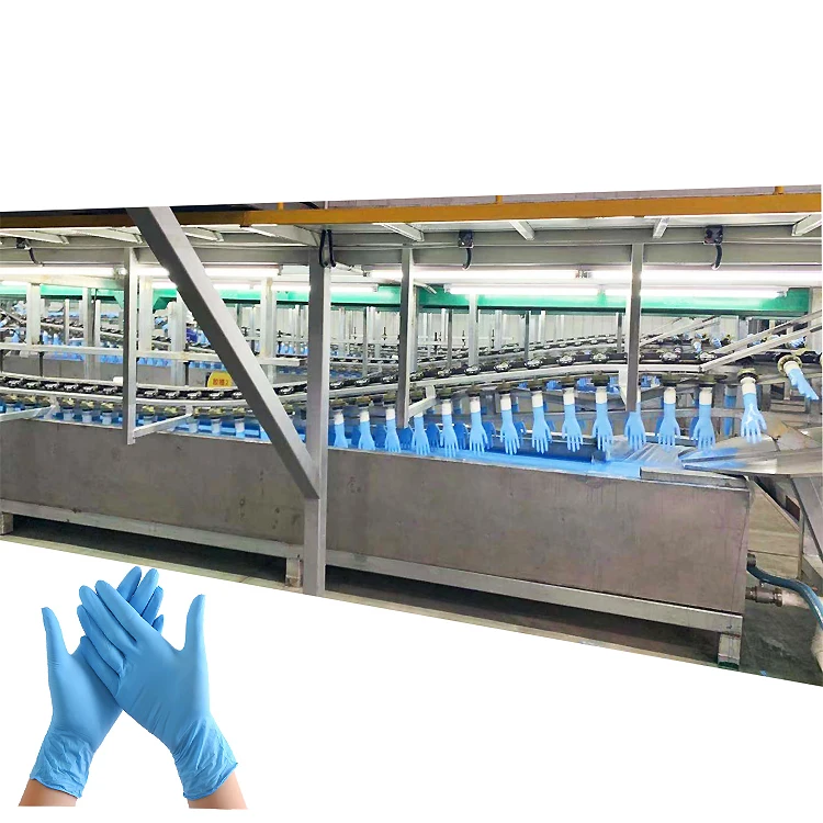 Durable and advanced nitrile latex medical glove making machine for hot sale