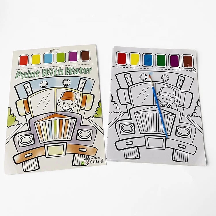 
Children Drawing Palette Coloring Book Magic Painting With Water 