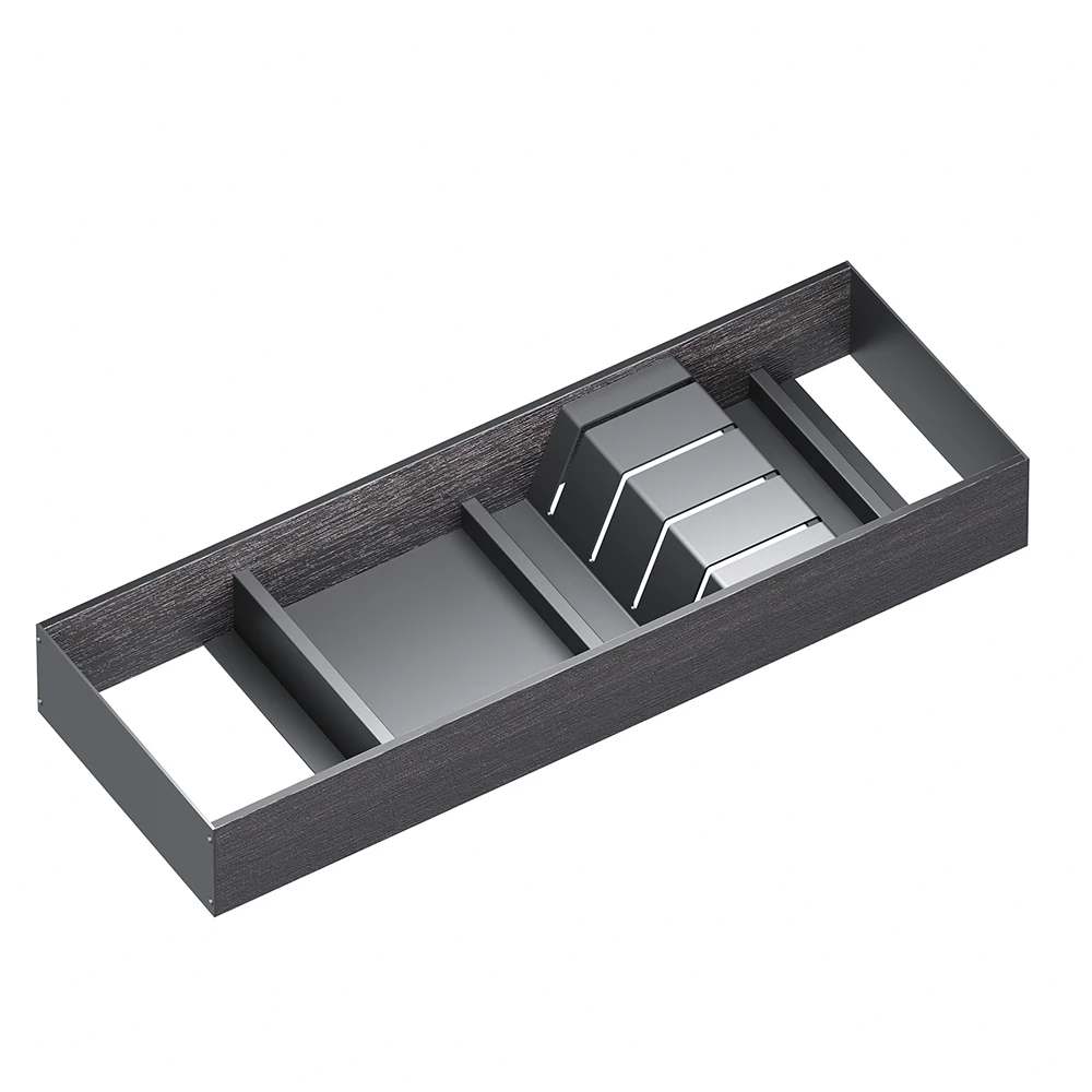 Storage dividers for cabinet drawers kitchen cutlery organisation box tray