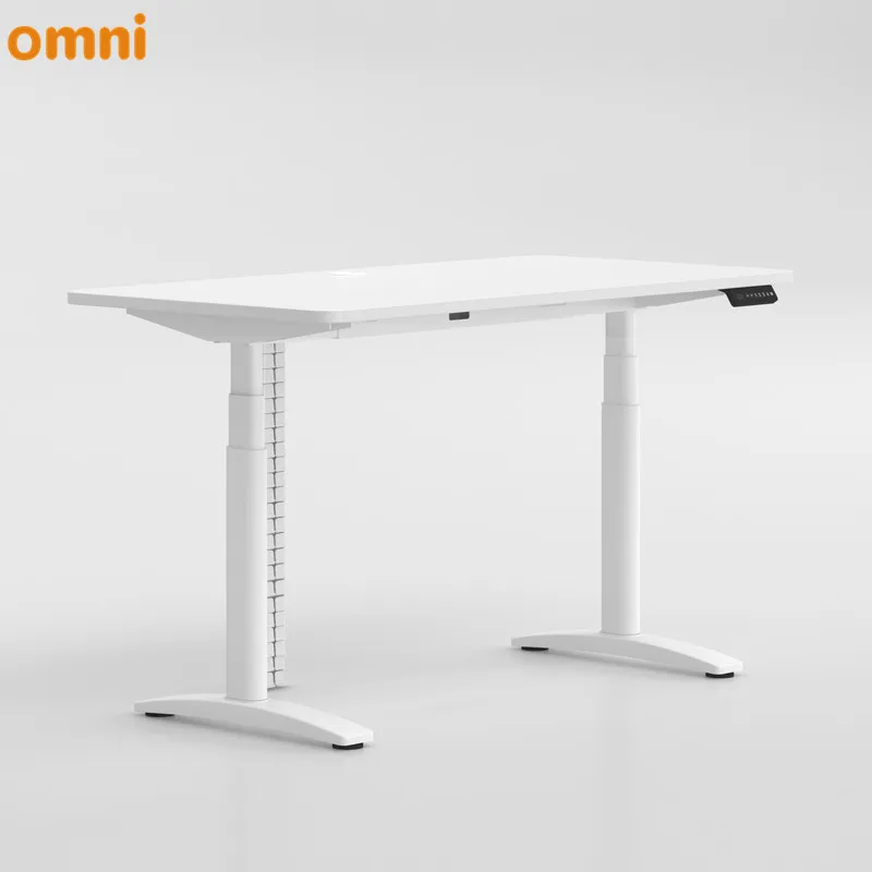 High Quality Office Furniture , White Height Adjustable Standing Desk