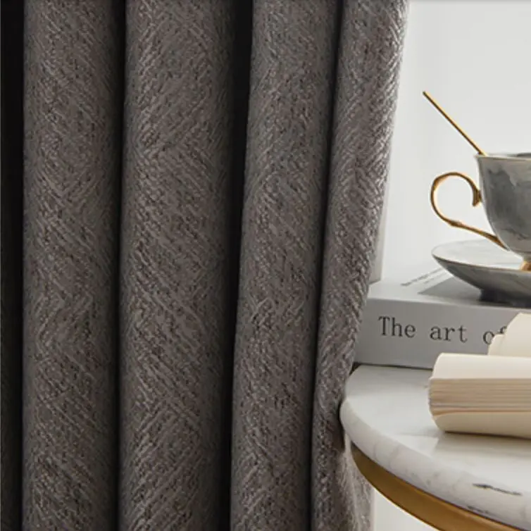 Hot Sale Cotton Jacquard Curtain Fabrics For Home Decor
