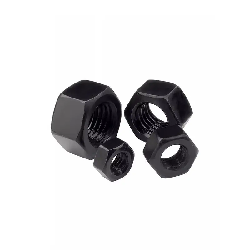 8.8 Class Black High Strength Nut Hexagonal Nut Cap M4 5 6 10 12 14 16 18 20 22 24 30 32 36