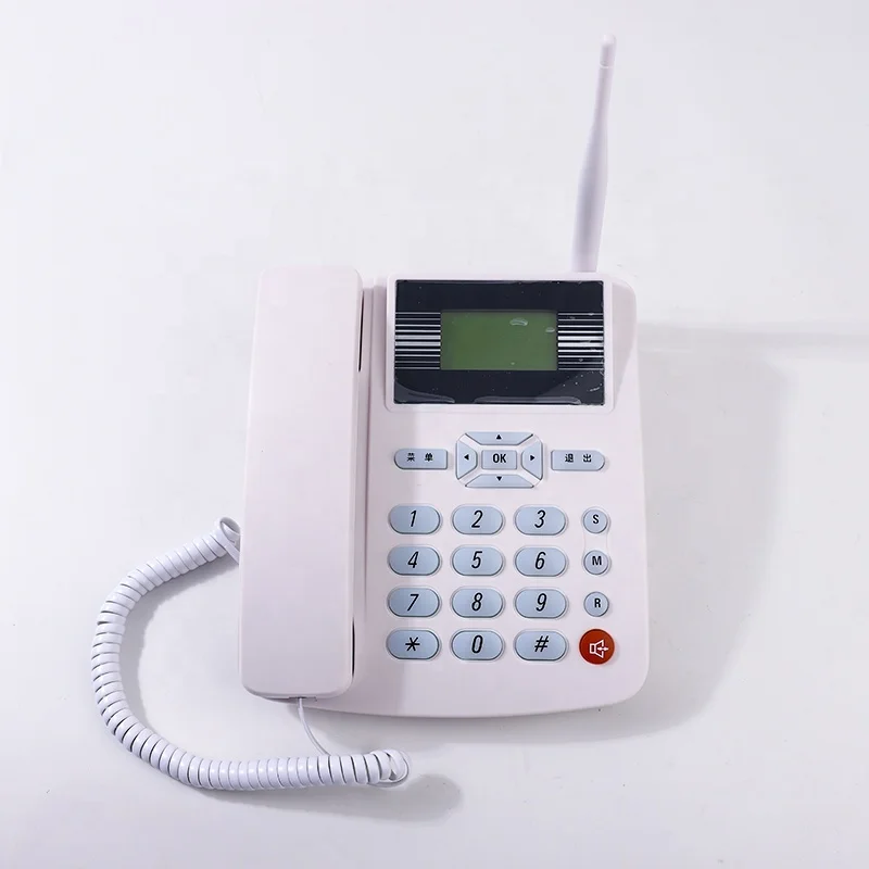 Custom telephones & accessories fixed wireless terminal desk land phone dtmf caller GSM 4G cordless telephones