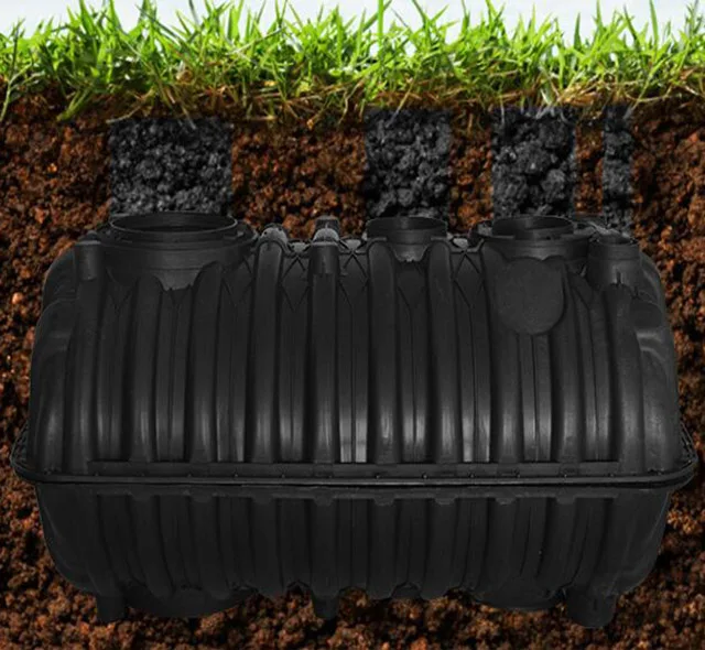 Cheap price Plastic Biogas System 5 mm Three chamber 2.5 CBM Septic Tanks