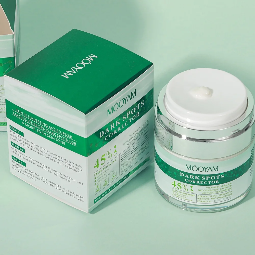 Dark Spot Remover Cream Vitamin C Lightens Skin Inhibits Melanin Pigmentation Whitening Blemish Cream Freckles Removal Cream