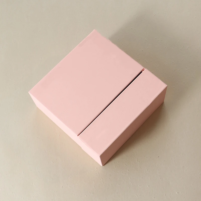 Wholesale Custom Foiled Logo Paper Cardboard Branded Necklace Jewelry Packaging Shadow Silding Drawer Gift Box With sponge