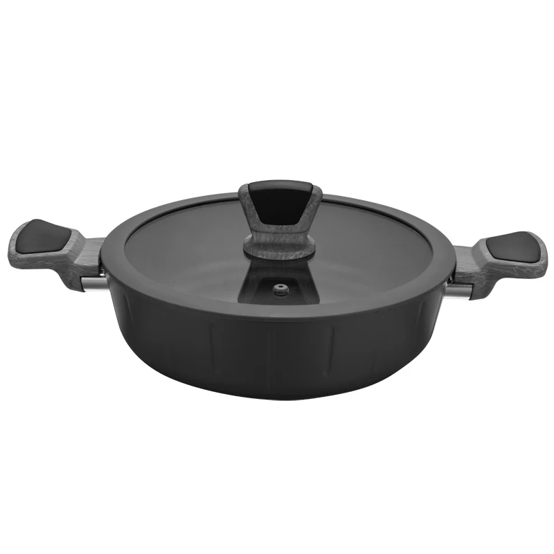 8 Pcs pots and pans aluminum kitchenware non stick cooking pots cookware set