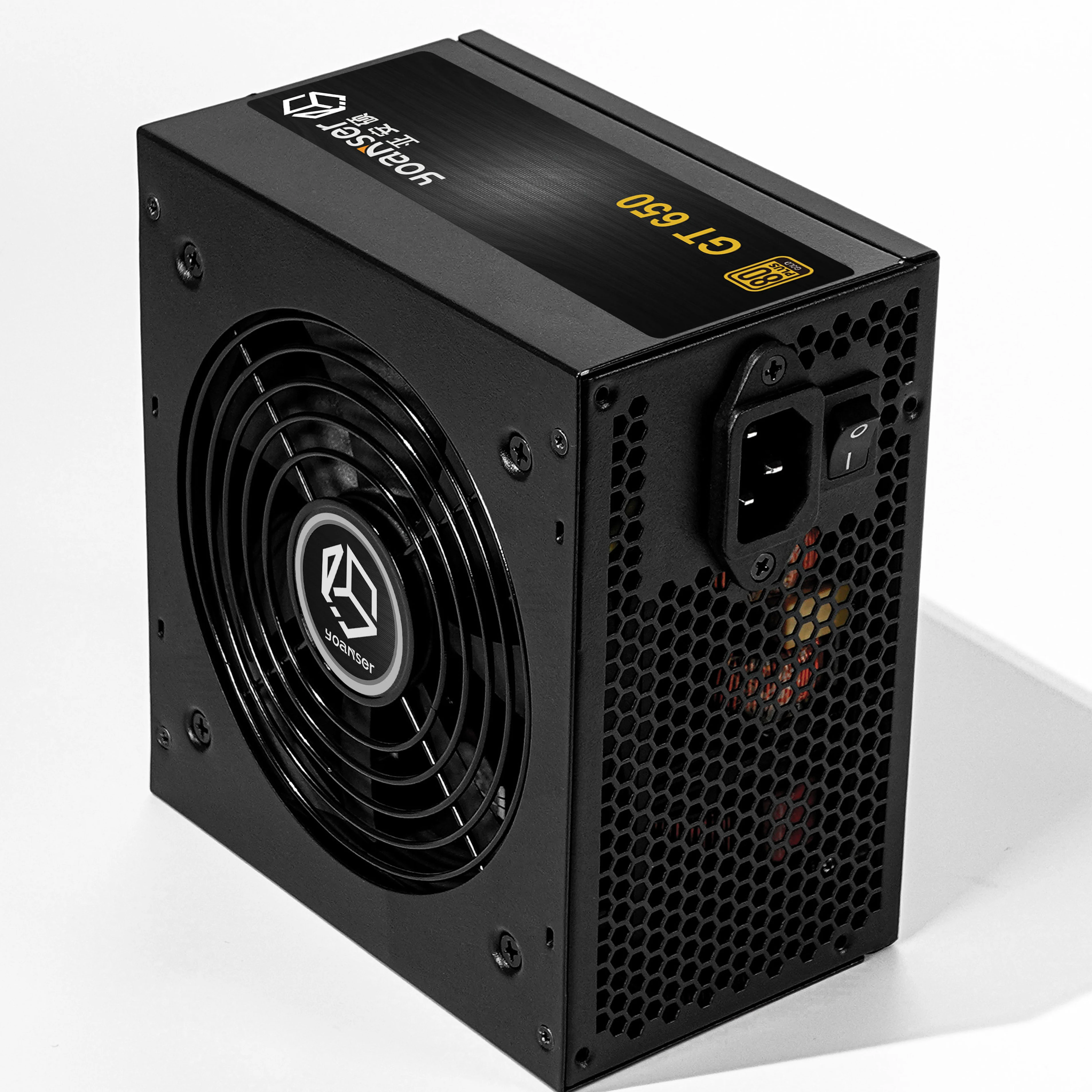 Premium black color case 600w 650w 700w 750w 800w 850w 1000w 1200w 150mm  long 80plus Gold full modular switching power supply