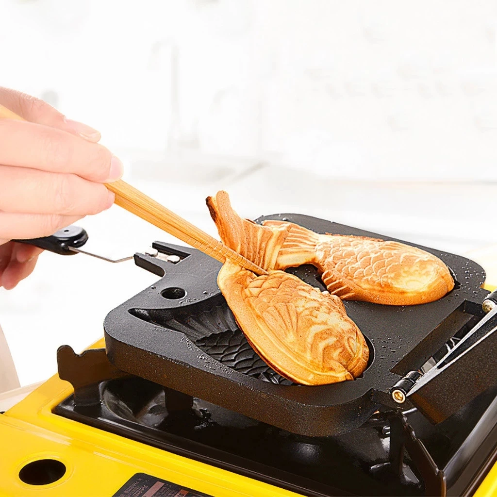 Japanese Special Pancake Maker Fish-Shaped DIY Bakeware Waffle Pan Cast Home Kitchen Cake Cookie Tray Bake Tools Cook Pan Plate
