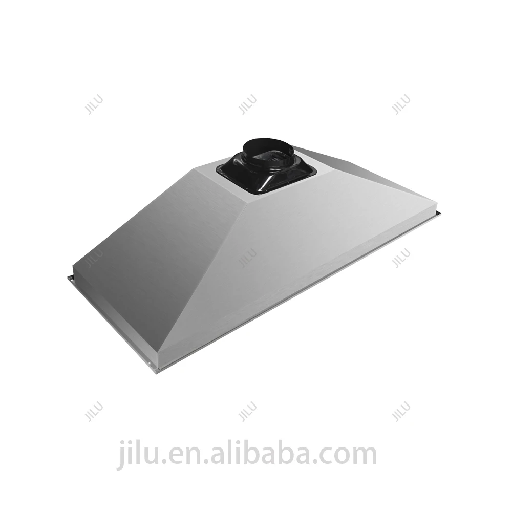 Factory direct selling 60 inch embedded stainless steel range hood kitchen commercial