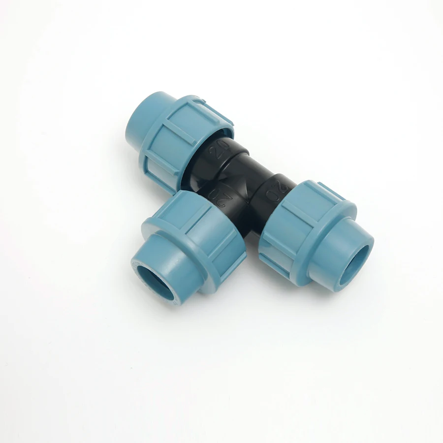 Factory Supply High Quality Water Supply Irrigation PN16 DN32 DN63 Connectors Quick Couplings PP Compression Fitting