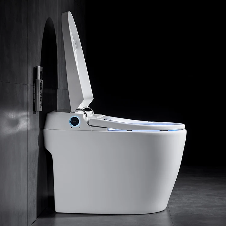 Bathroom Sanitary Ware Modern Floor Mounted Ceramic Japanese Intelligent Toilet Wc One Piece Automatic Smart Toilet
