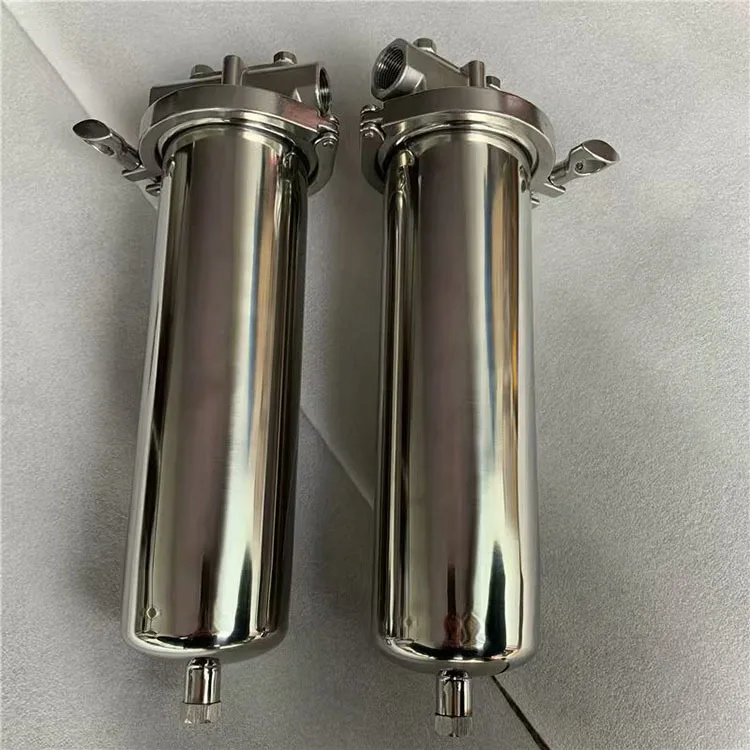 10inch 20inch stainless steel pre water filter housing water purifier house pre filter backwash