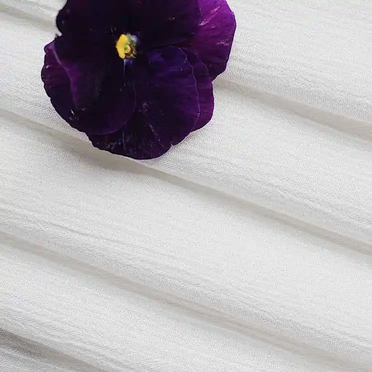 Vietnam hot Sell 30*24 rayon pfp definition ready to dye white crepe fabric for towel