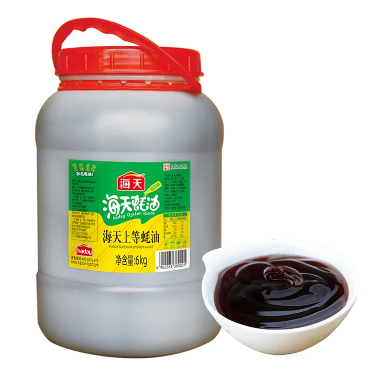 6kg Superior oyster sauce factory deliver whole price custom Halal catering seasoning oyster sauce