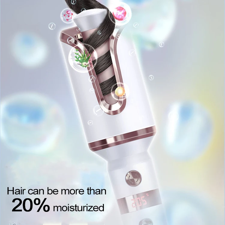 Professional Hair Styling Tool Infrared Fast Heating Tourmaline Ceramic Plates Air Spin Curling Auto Rotating Hair Curler