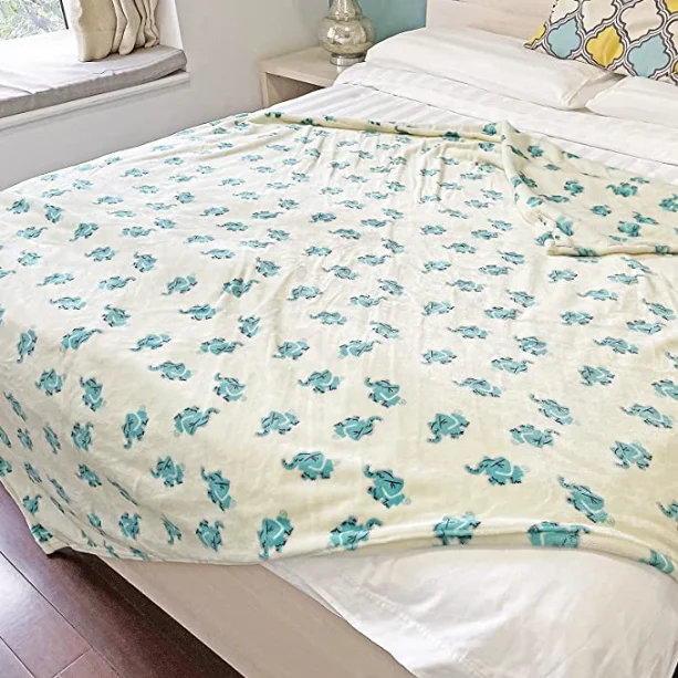 
Flannel Blanket Soft Warm Children Blanket for Daycare Preschool suitable for All Season Use 