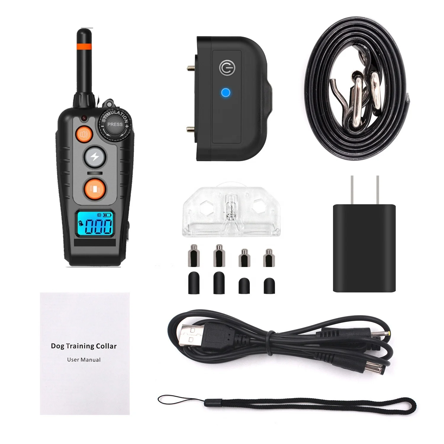 Remote Dog Training Collar 2024 Hot Selling Dog Training Collar With Remote 300 Meters Remote Range Beep Vibration Shock Modes
