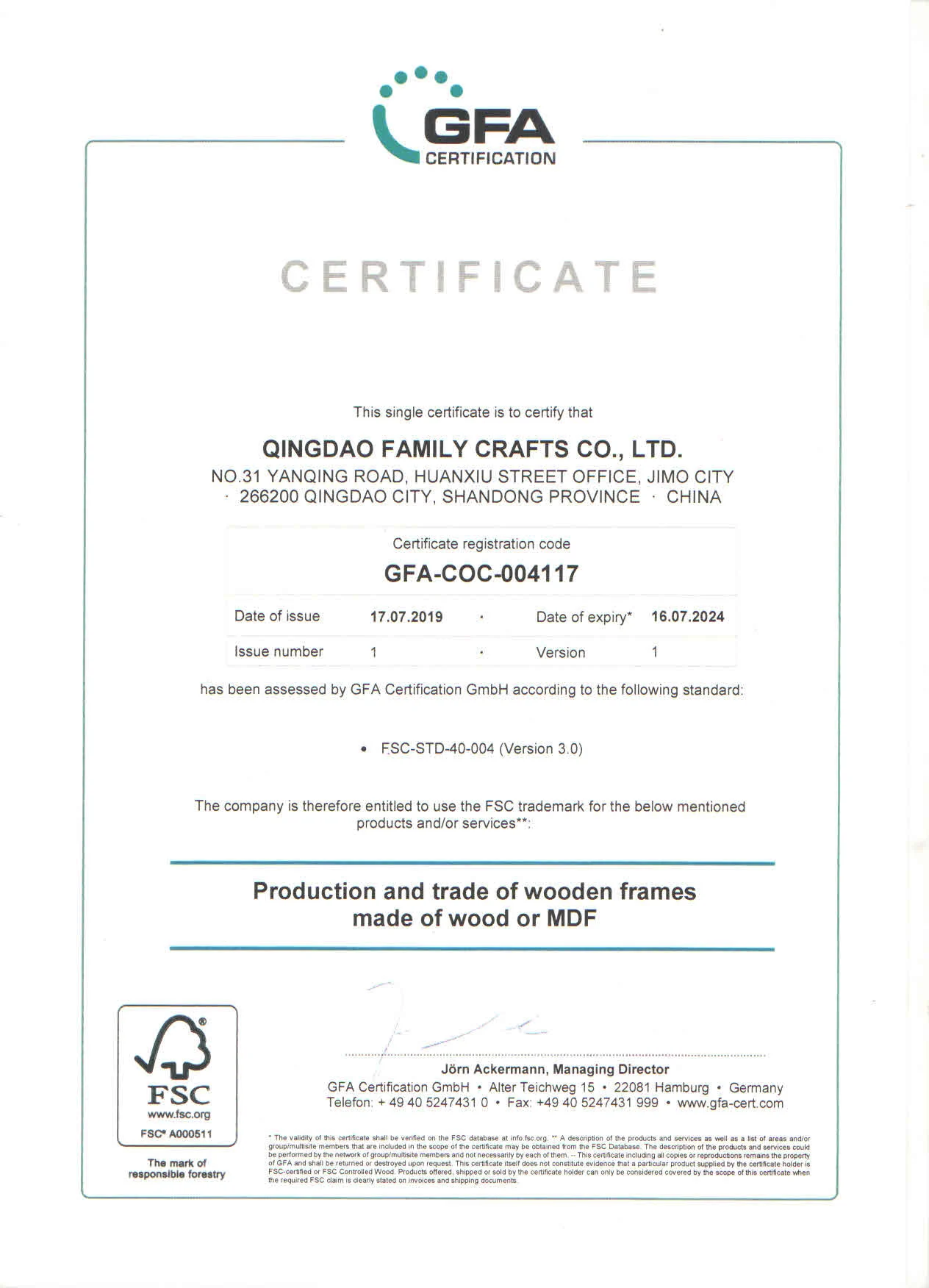 A4 Family style black wooden picture 8x10 photo  frames