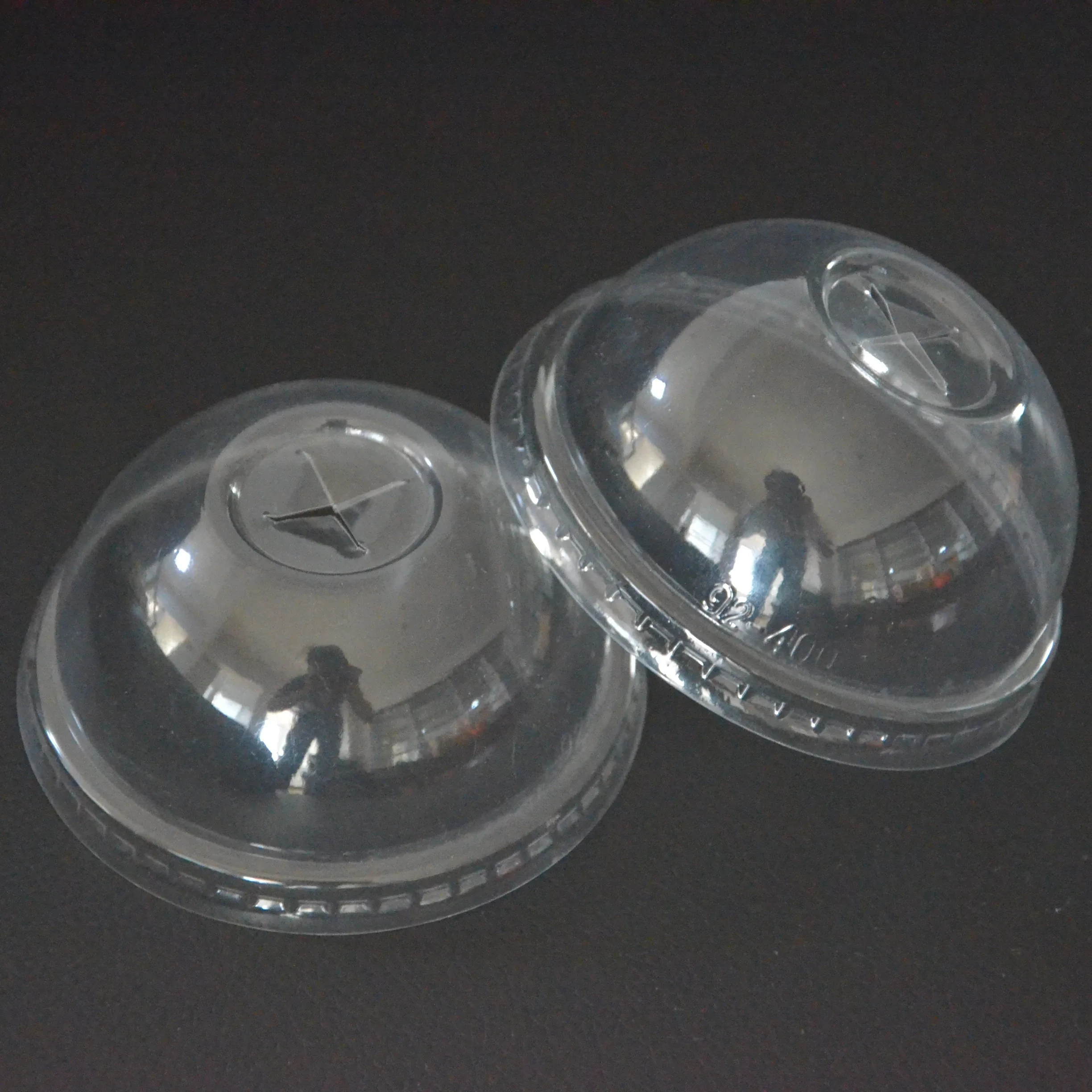 Various functions cold drink plastic lids plastic dome lids transparent plastic lid