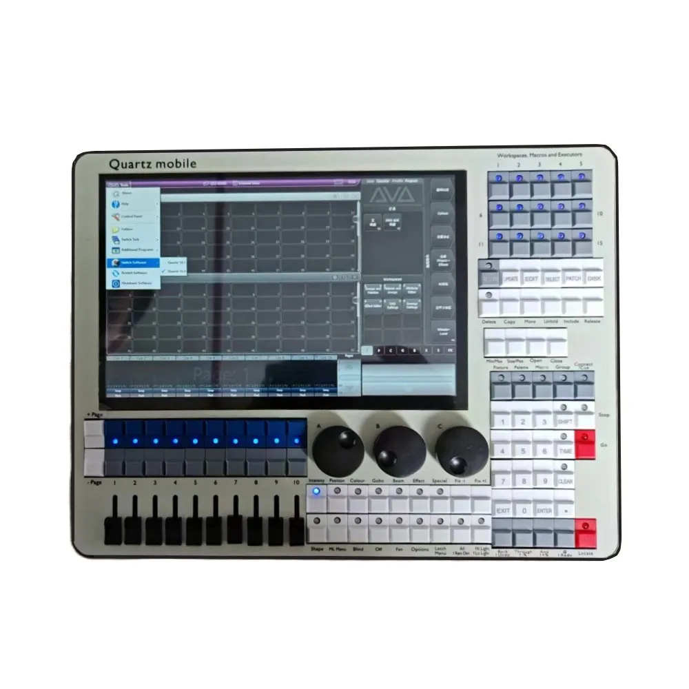 Professional Stage Lighting Controller V16 or 11.3  touch screen Mini quartz lighting console