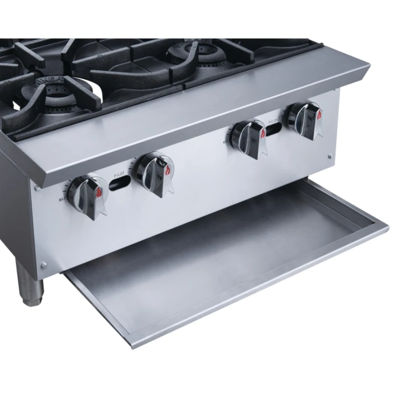 Portable Double Burners 56000 BTU/H  Gas Hot Plate Stove with Adjustable Temperature Cooking Hot Plate