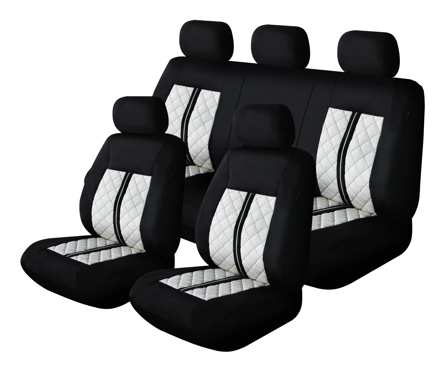 High quality PU suede fabric quilting advanced design luxury airbag car seat cover