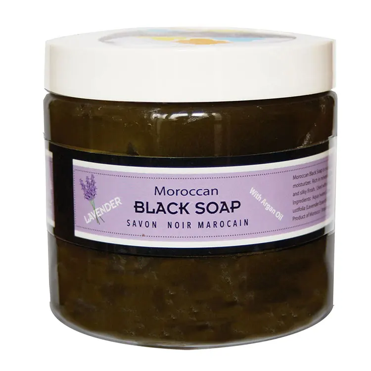 Wholesale private label Argan oil 100% natural African Moroccan Black Soap
