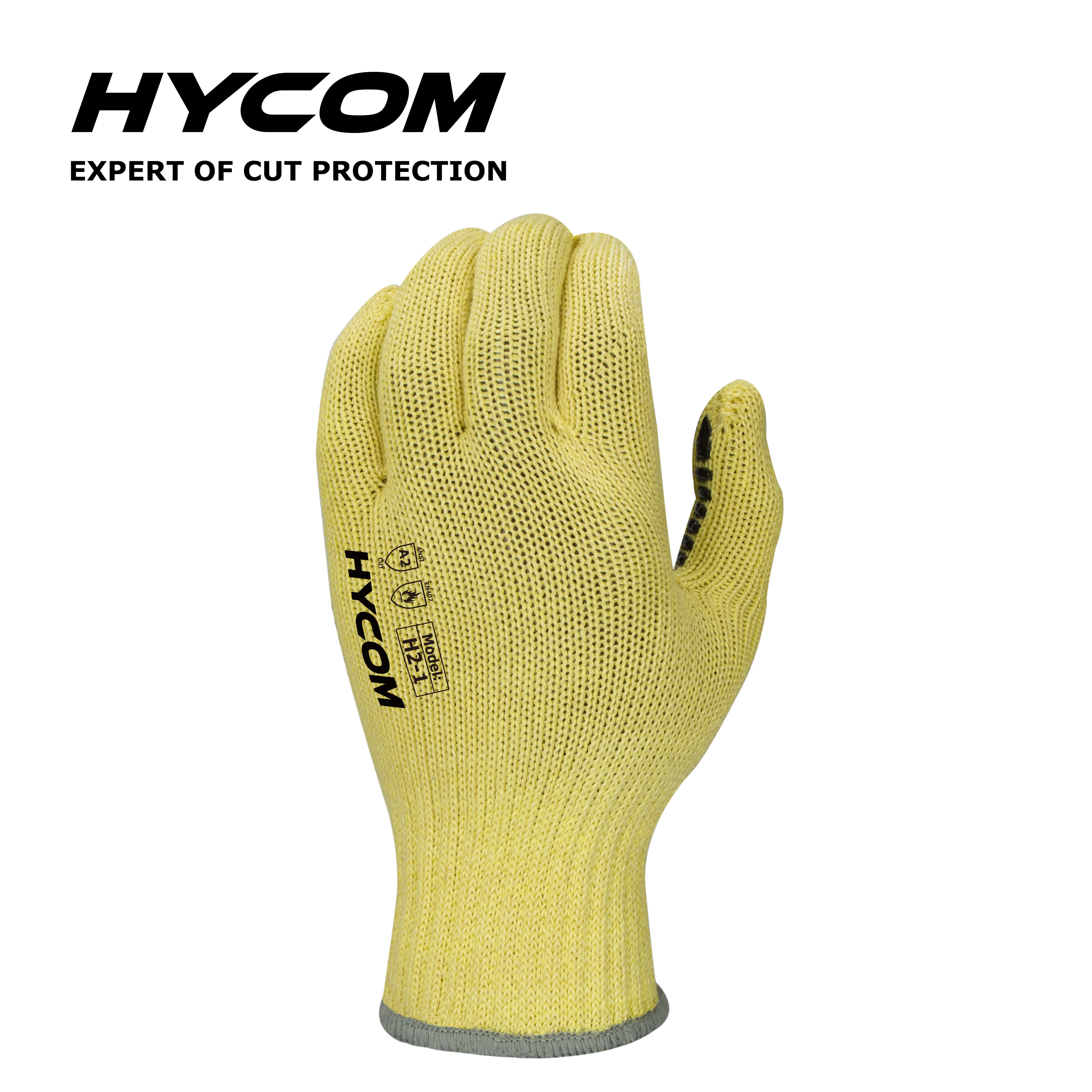 High Quality Anti Cut labor safety aramid heat resistant gloves
