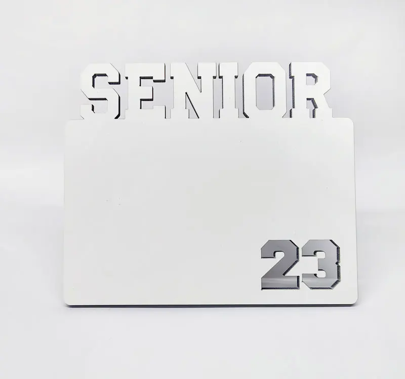 2023 Blank New Sublimation photo frame custom printing photo panel New year gift blank desktop panel