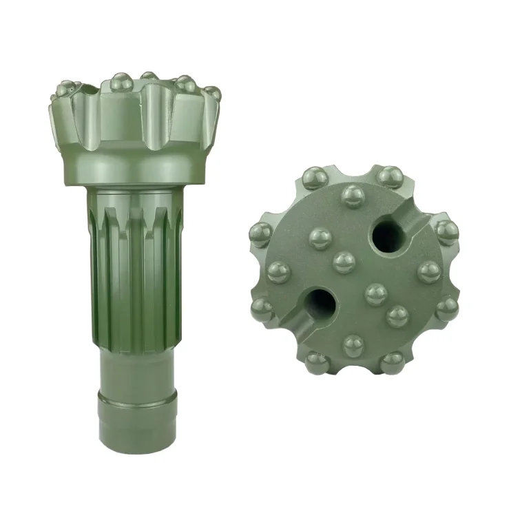 Atlas rig parts dth hammer QL50 for hard rock drilling QL50A shank 6inch DTH button bit  QL50A-152mm bit