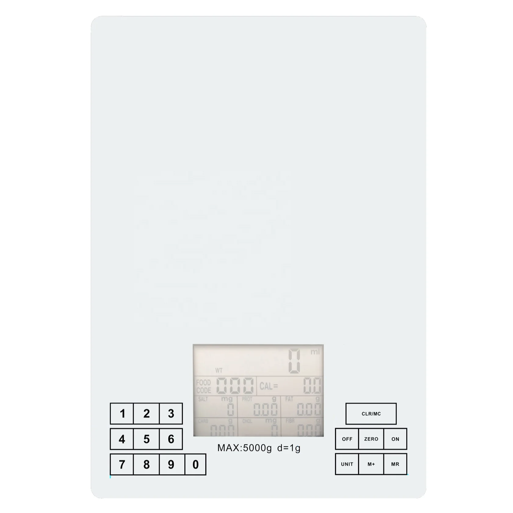 greatergoods digital food kitchen scale Digital Multipurpose with Nutrition Facts Glass Kitchen Scale